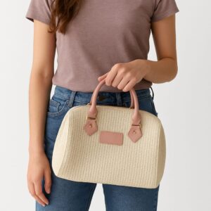 Bolso "Bowling" Rosa