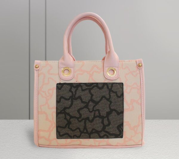 Bolso de mano "Elegante Mosáicos Ositos" - Imagen 4